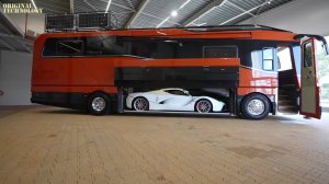 САМЫЕ РОСКОШНЫЕ ДОМА НА КОЛЕСАХ С СЕКРЕТНЫМ ГАРАЖОМ ДЛЯ СУПЕРКАРА.