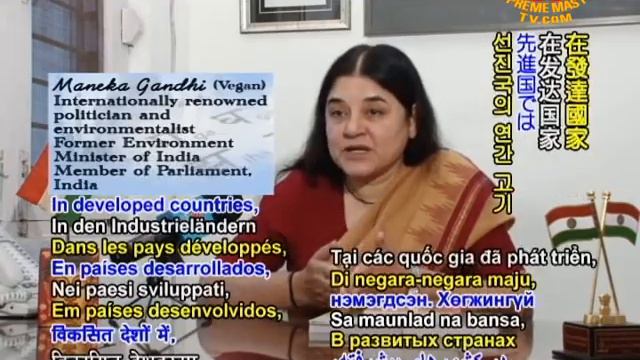 Indian Member of Parliament Maneka Gandhi (Hindi)-2 смотреть онлайн