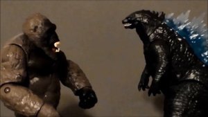 Godzilla vs Kong Stop Motion Animation