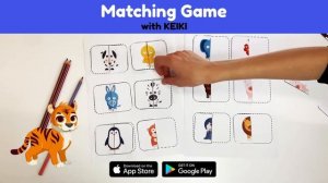 Matching Game with Animals | Free Educational Printables | Keiki