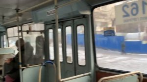 Поездка на троллейбусе №27 по улице Фрунзе, г. Екатеринбург, 20.11.2023