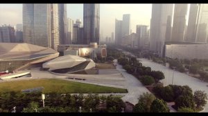 Guangzhou Opera House designed by Zaha Hadid