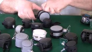 Колеса для мебели со стопором