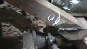 Поворотный узел для минитрактора