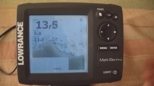 Мой эхолот Lowrance Mark 5X Pro