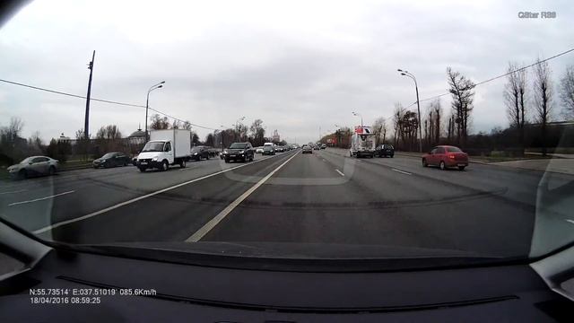 Камера АвтоУраган-ВС, Кутузовский пр-кт (из центра, после Триумфальной арки) смотреть онлайн