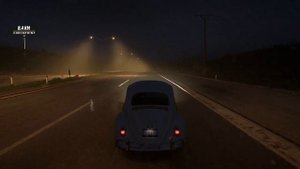 Night drive relax - Volkswagen type 1 (beetle) ||  øneheart x reidenshi - snowfall (slowed)