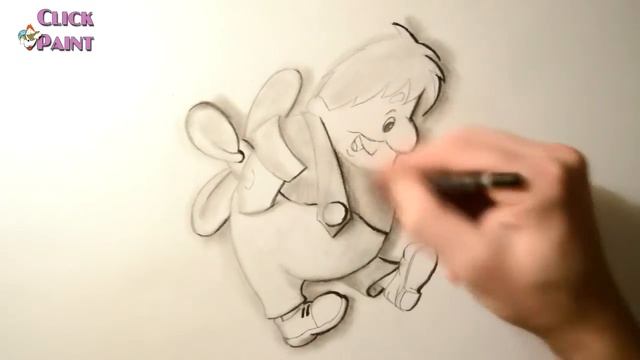 Как нарисовать Простой рисунок 3D КАРЛСОН смотреть онлайн
