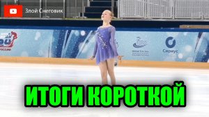 ИТОГИ КОРОТКОЙ ПРОГРАММЫ - Девушки. Зимняя Спартакиада Учащихся России 2024 по фигурному катанию