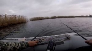 Рыбалка на поплавок в декабре по открытой воде.