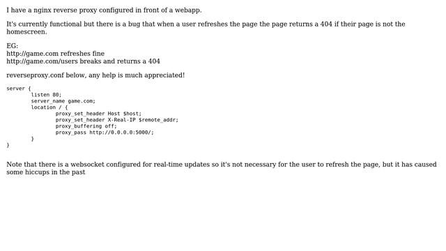 Nginx Reverse Proxy Issues смотреть онлайн
