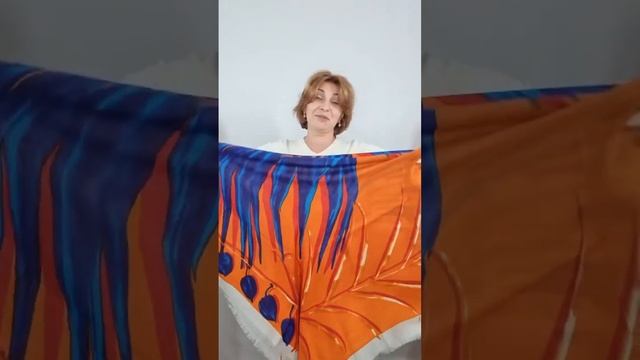Красивый платок из шерсти в трёх расцветках. На что способен платок из камвольной шерсти..
