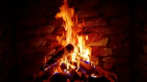 Relaxing Burning Fireplace with Crackling Fire Sounds - No Music - 4K HD - 2 Hours Screensaver