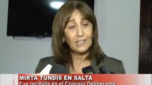 MIRTA TUNDIS EN SALTA-TV DOS SALTA