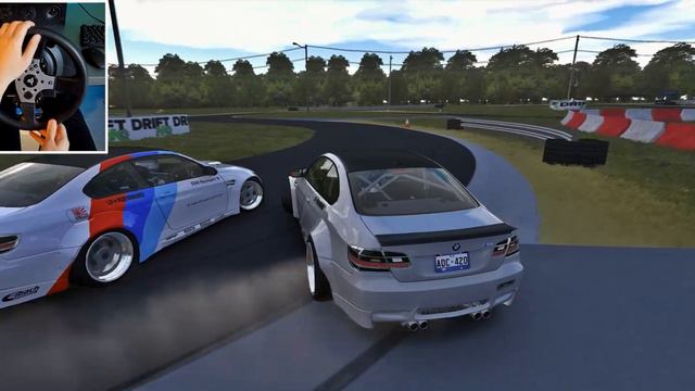 Drifting BMW M3 E92 at ADC Klutch Kickers in Assetto Corsa смотреть онлайн