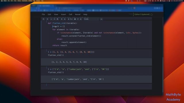 Python Tips and Tricks: Flattening Nested Iterables