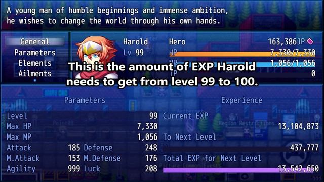 FlyingDream's EXP Calculator - RPG Maker MV