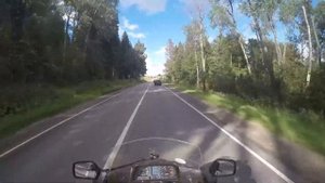 Поездка на дачу Honda Gold Wing 1500.. природа России