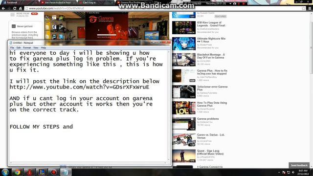 How to fix Garena Plus Problem cant Log in. смотреть онлайн