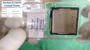 Intel Xeon E3 1230 V2 second-hand 2022