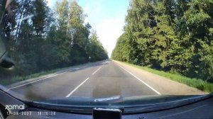 Дорожная разметка на перекрестке вне нас пункта. Особенности второй половины лета...