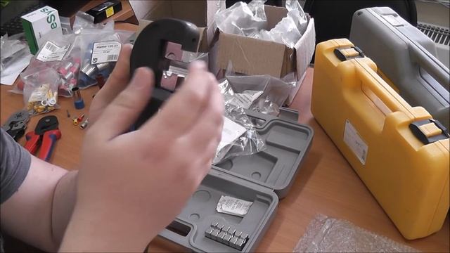 Гидравлические прессы для обжима толстостенных наконечников. Небольшой обзор. смотреть онлайн