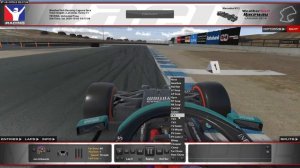 Mercedes W12 at Laguna Seca Hotlap: 58.448