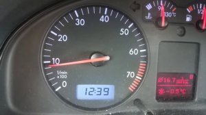 Passat B5, APT плавают обороты.