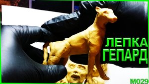 Лепка из пластилина. Гепард лепка дикого кота. Как слепить Гепарда из пластилинового Льва.