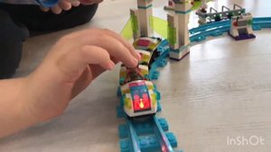 Обзор Lego атракционов из Китая. Колесо обозрения, американские горки и башня свободного падения.