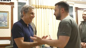 Актер Бен Стиллер приехал на Украину к Владимиру Зеленскому