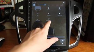 Обзор меню магнитолы Kaier в стиле Тесла (Tesla Style)