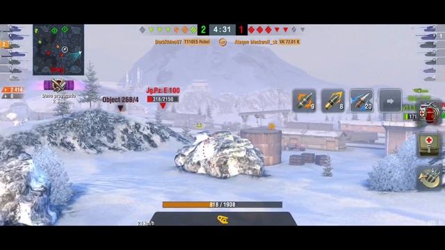 KPZ 50 T JÄGER | 4.959 DMG | World Of Tanks Blitz смотреть онлайн