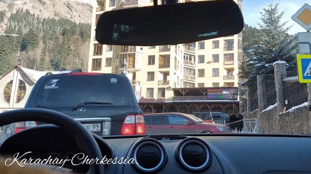 Домбай, январь 2023 года.? #travel #кавказ #travel #карачаевочеркесия #домбай #кчр #горыкавказа