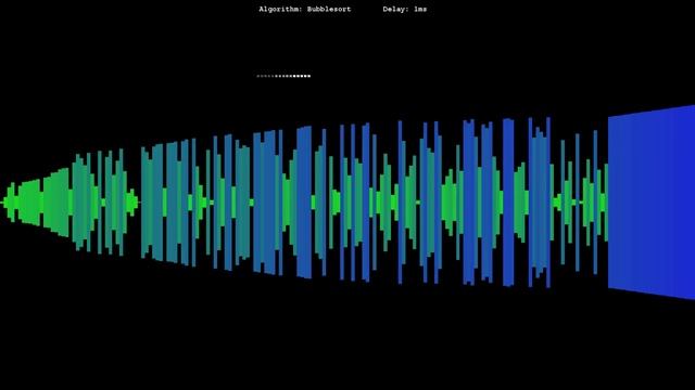 15 Minutes of 10 Sorting Algorithms | Random Binary Color Gradient Arrays