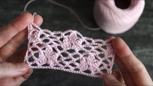 Цветочный ажурный узор КРЮЧКОМ