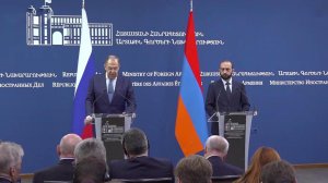 Сотрудничество Москвы и Еревана обсудил Сергей Лавров с армянским коллегой