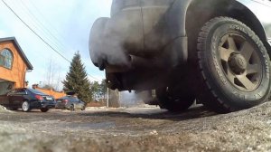Pajero Montero Sport 3.0 v6 LPG exhaust Выхлоп Звук