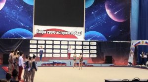 Скорикова Юлия. Первенство области, май 23. Парад награждения.