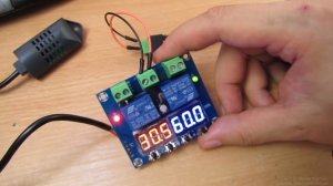 Контроллер температуры и влажности XH-M452 с датчиком SHT20