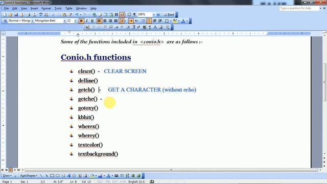 C LANGUAGE - Why to use CONIO.H header file? - It's New !! смотреть онлайн