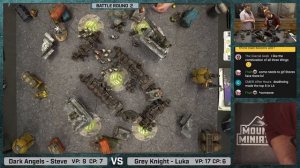 Dark Angels vs Grey Knights Warhammer 40k Battle Report - LIVE REUPLOAD