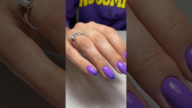 Сиреневый маникюр с дизайном | lilac manicure #маникюр #nail #nails #manicure #gelnails