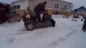 снегоуборочная машина,своими руками ,из мотоблока,самоделка