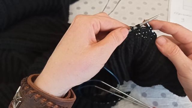 СВИТЕР! Вырез горловины для детали переда. Мк № 3 смотреть онлайн