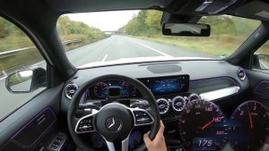 2020 Mercedes Benz GLB 200 d 150 PS TOP SPEED AUTOBAHN DRIVE POV