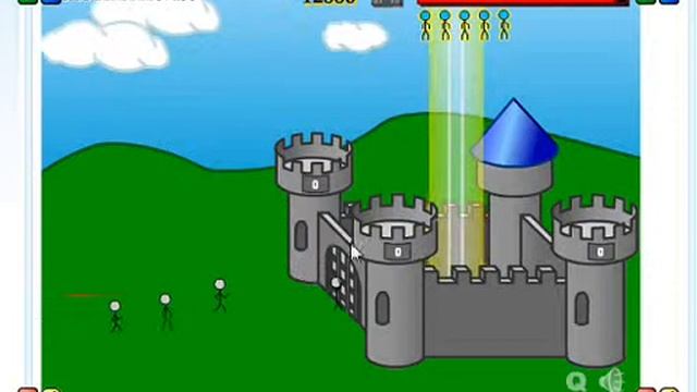 Game outhouse- Defend your castle 2 - go ouside and kill a stick figure смотреть онлайн
