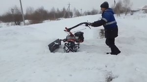 установка узкой колеи Угра /Лопата  для мотоблока УГРА /Спонсор/Снегоуборщик/ отвал /  часть 3