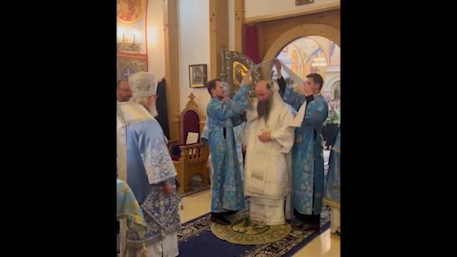 Хиротония архимандрита Кирилла (Зинковского) во епископа Звенигородского