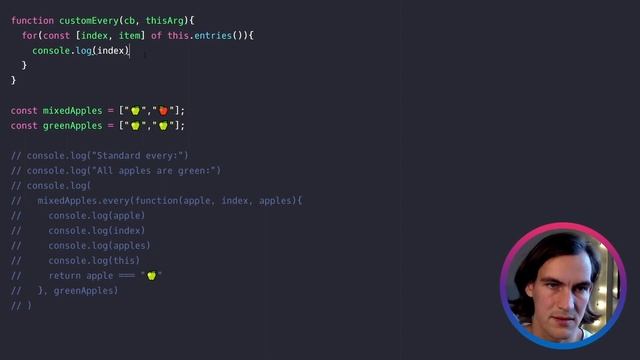 Javascript Every Function explained - by making our own custom implementation